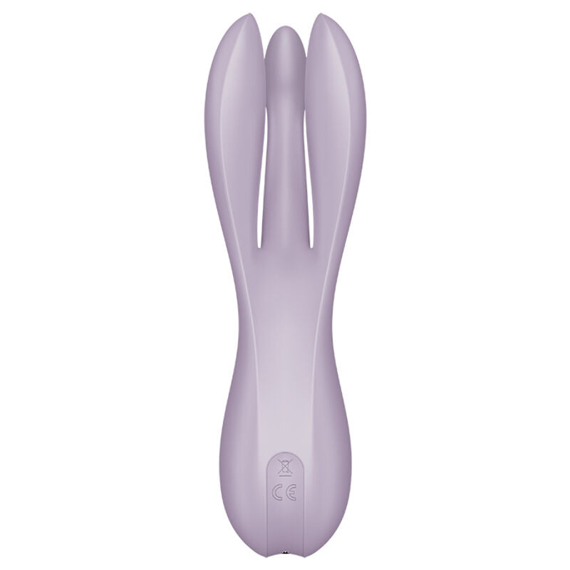 SATISFYER - VIBRATORE TREESOME 2 NERO