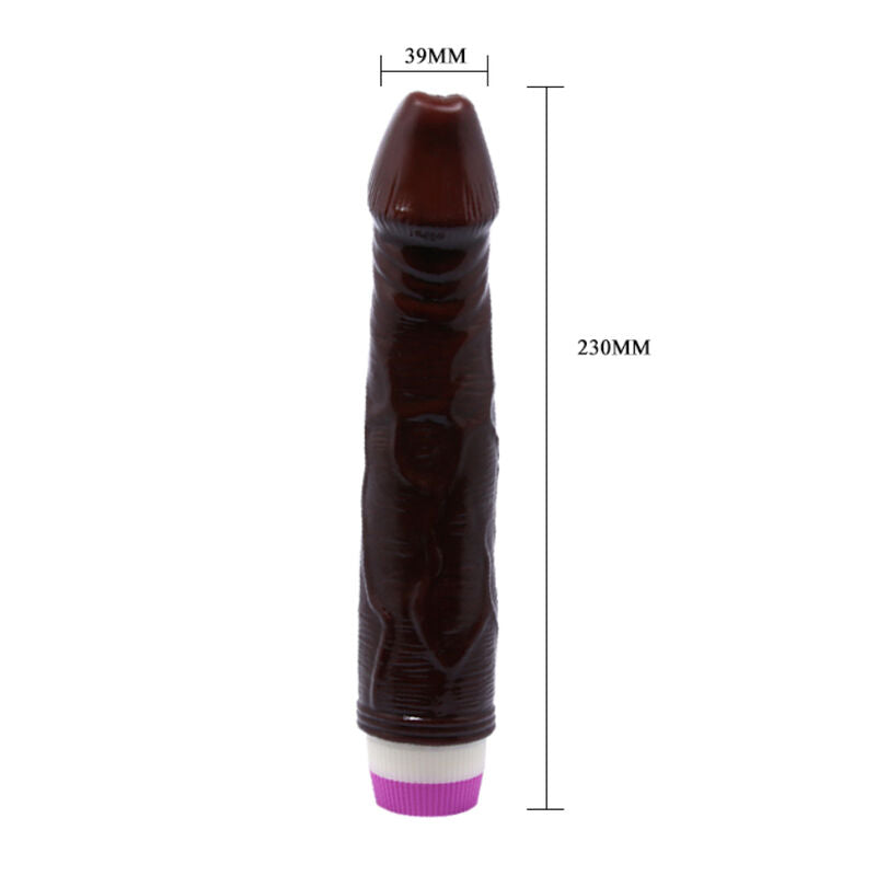 BAILE - WAVES OF PLEASURE VIBRATOR 23 CM BROWN