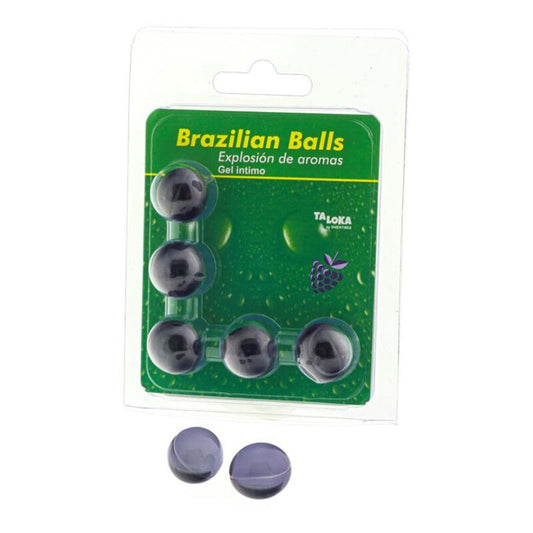 TALOKA - 5 BRASILIANISCHE KUGELN MIT BEEREN INTIMGEL