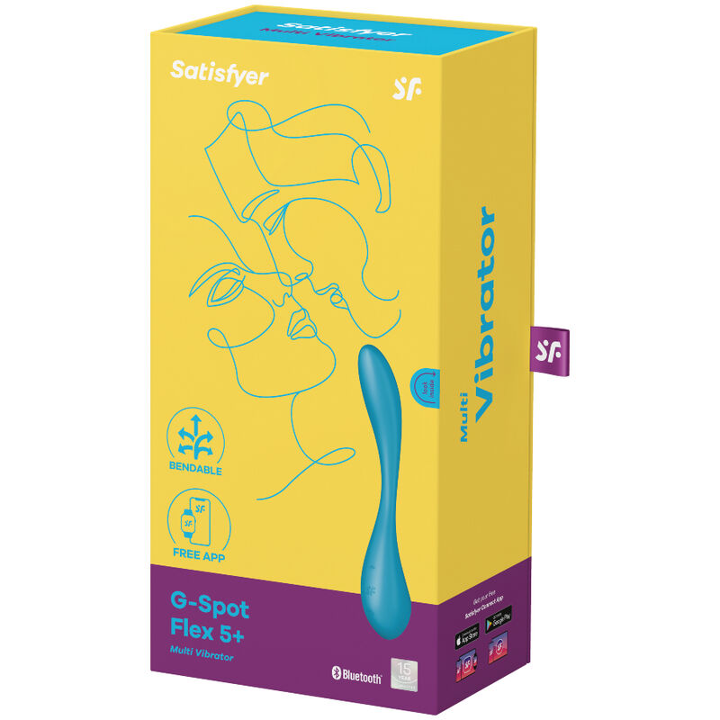 SATISFYER - G-SPOT FLEX 5 MULTI-VIBRATOR BLAU