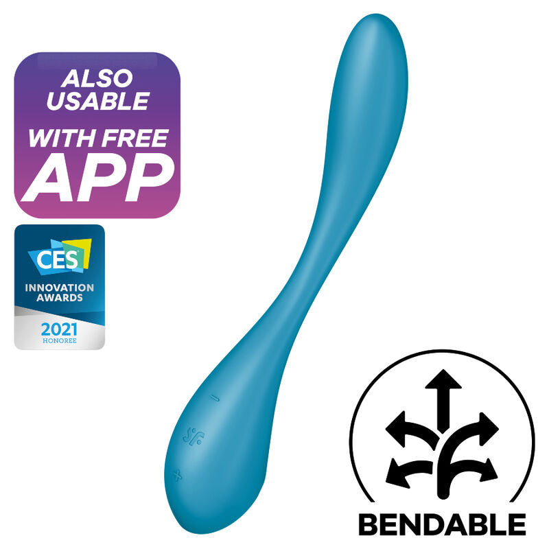 SATISFYER - G-SPOT FLEX 5 MULTI-VIBRATOR BLAU