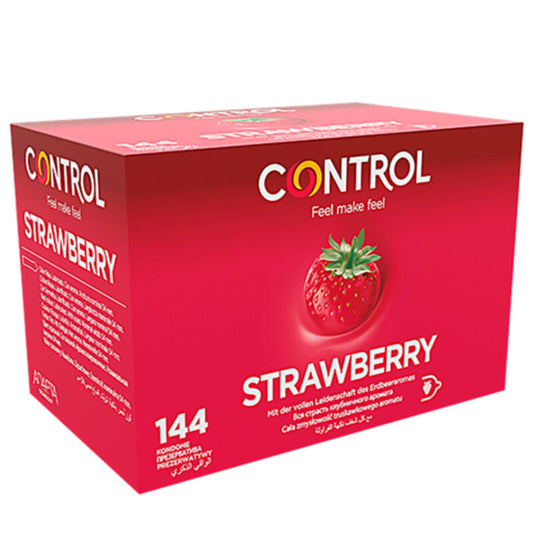 CONTROL - ADAPTA PRESERVATIVI ALLA FRAGOLA 144 UNITÀ