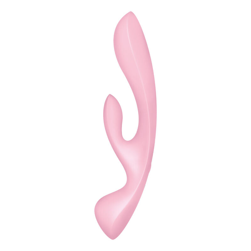 SATISFYER - TRIPLE OH IBRIDO VIBRAZIONE ROSA