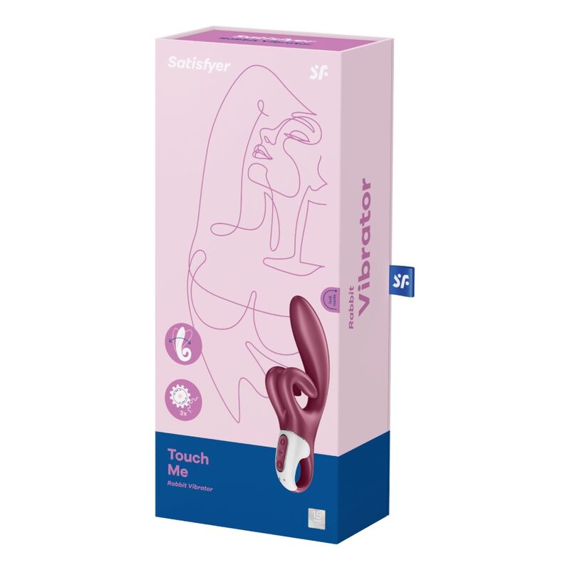 SATISFYER - TOCCAMI CONIGLIO VIBRAZIONE ROSSA