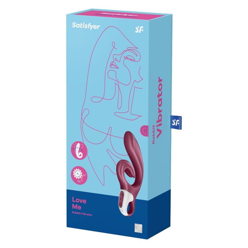 SATISFYER - VIBRAZIONE LOVE ME RABBIT BLU