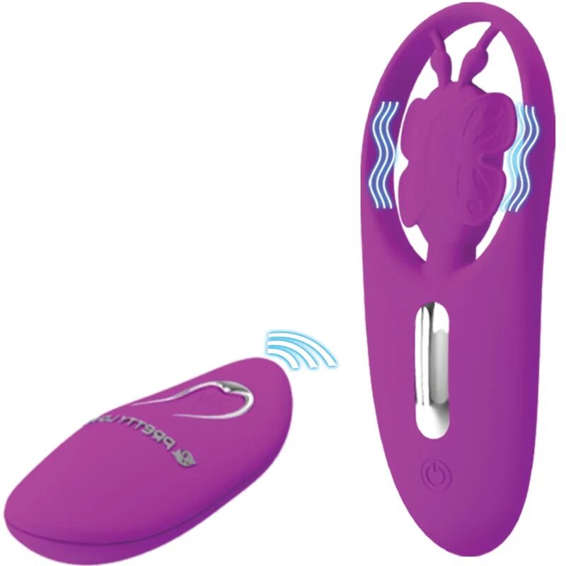 PRETTY LOVE - STIMOLATORE FARFALLA DANZANTE PER SLIP CON TELECOMANDO LILLA