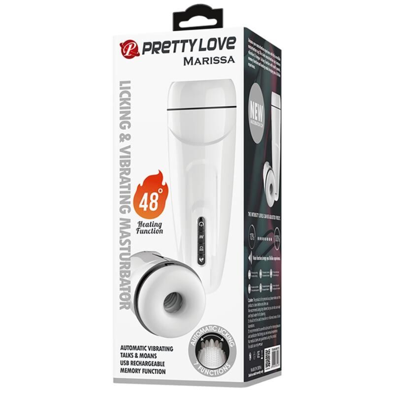 PRETTY LOVE - MASTURBATORE MASCHILE MARISSA VIBRAZIONE. CALORE. VOCE E ASPIRAZIONE