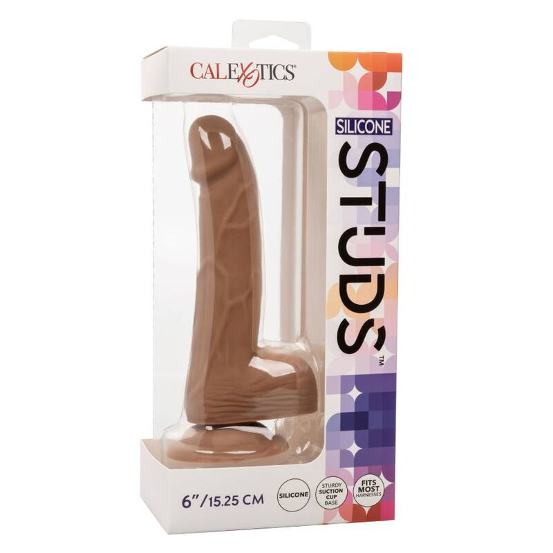 CALEXOTICS - BORCHIE SILICONE 15,24 CM MARRONE