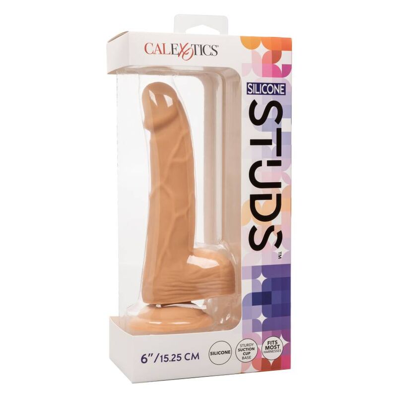 CALEXOTICS - BORCHIE SILICONE 15,24 CM PELLE