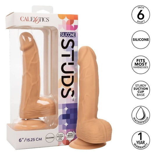 CALEXOTICS - BORCHIE SILICONE 15,24 CM PELLE