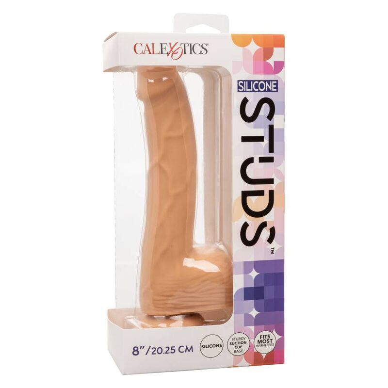 CALEXOTICS - BORCHIE SILICONE 20,32 CM PELLE