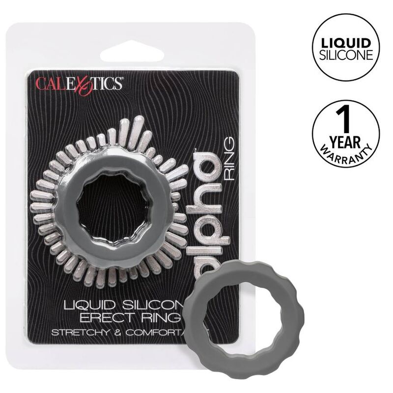 CALEXOTICS - ALPHA ERECT RING GRIGIO