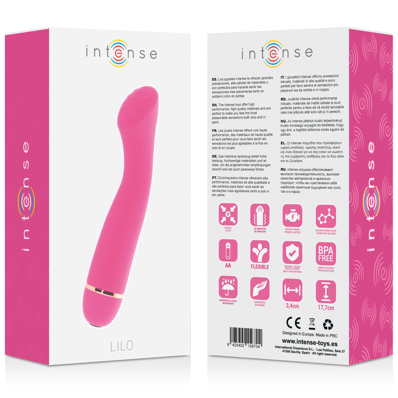 INTENSE - LILO 20 VELOCITÀ SILICONE ROSA