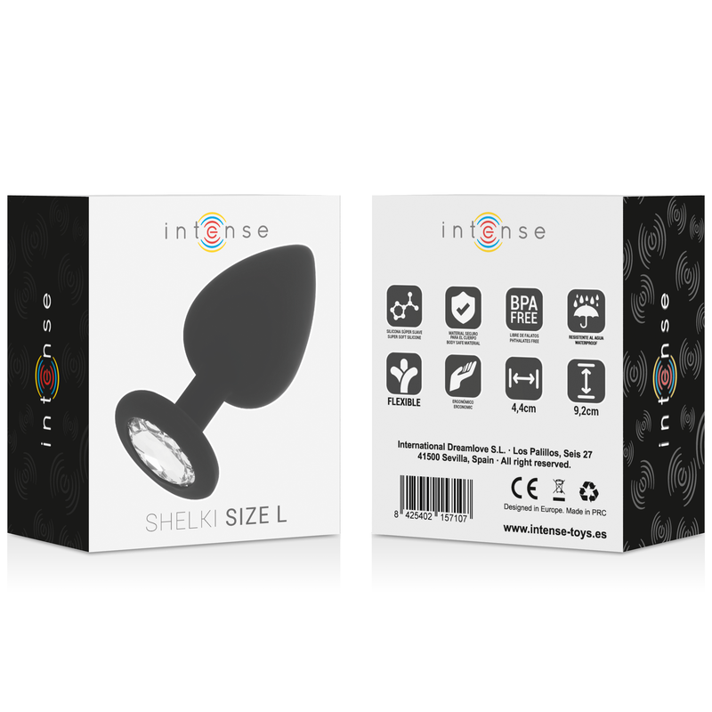 INTENSO - SHELKI L PLUG ANALE NERO