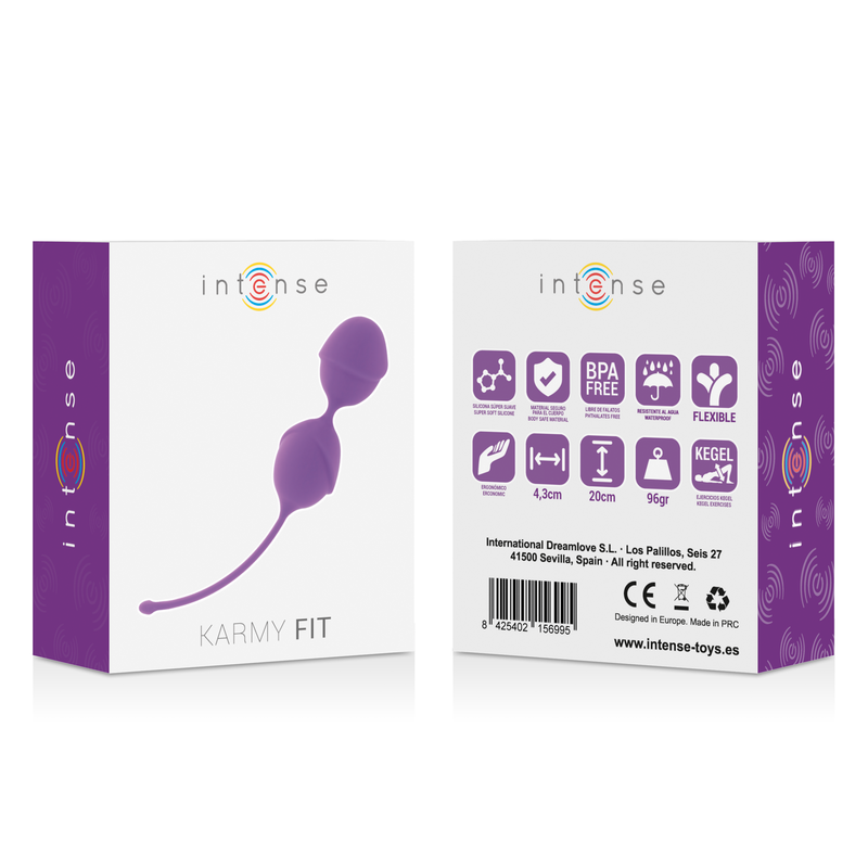 INTENSO - KARMY FIT KEGEL SILICONE LILLA