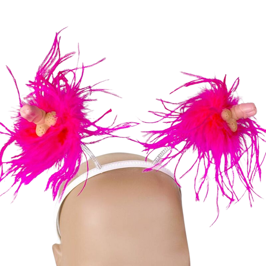 FEMARVI - MARABOU SPRING PITO HEADBAND 6 UNITS