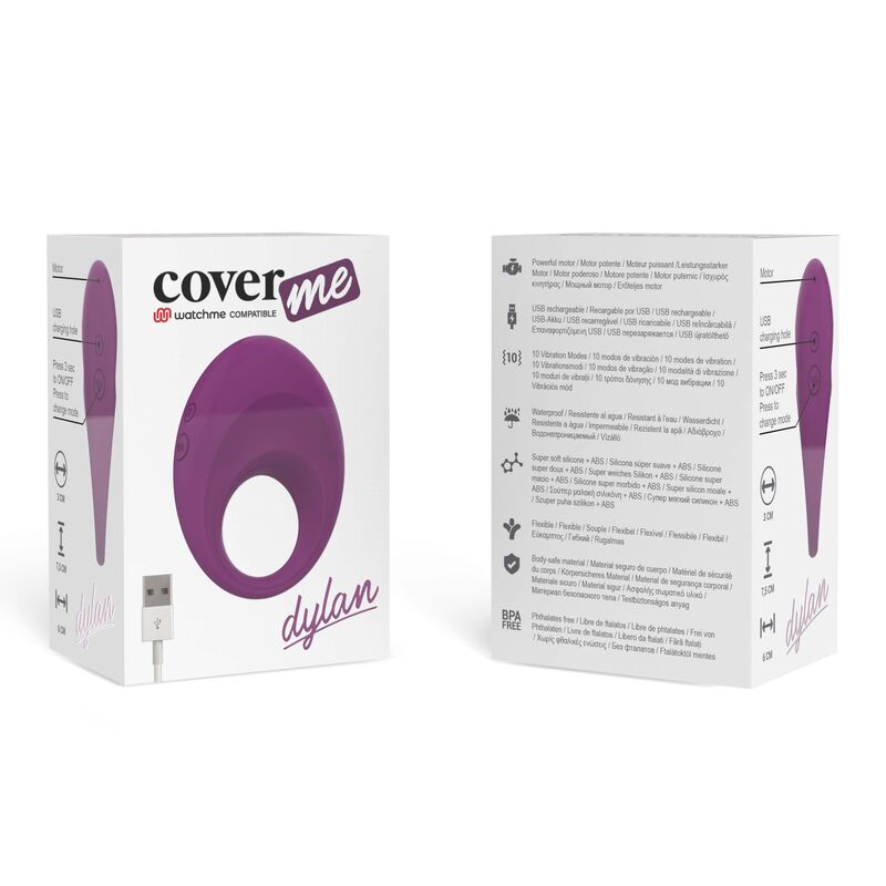 COVERME - DYLAN ANELLO RICARICABILE COMPATIBILE CON TECNOLOGIA WIRELESS WATCHME