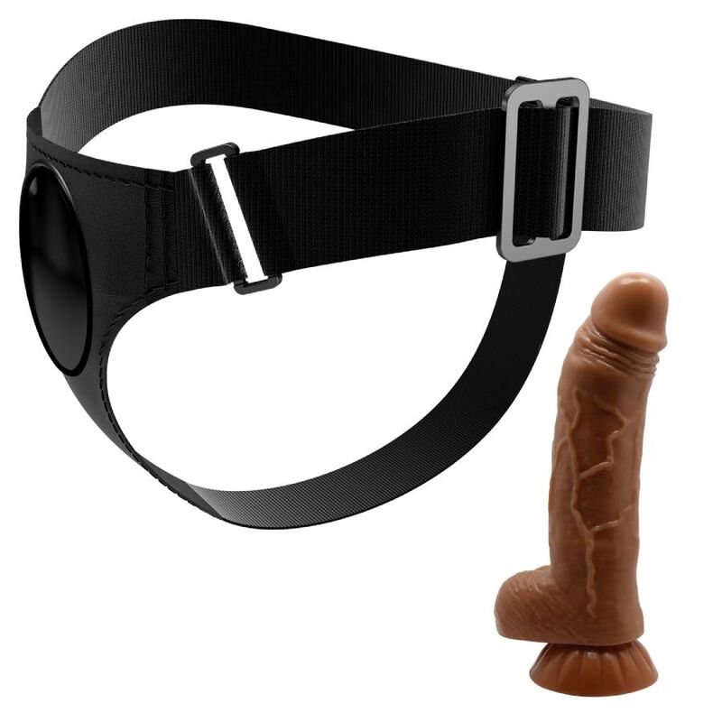 PRETTY LOVE - HARNESS SLIP UNIVERSAL HARNESS MIT DILDO MICHEAL 20 CM SCHWARZ