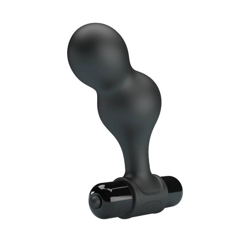 MR PLAY - VIBRATORE ANALE IN SILICONE NERO