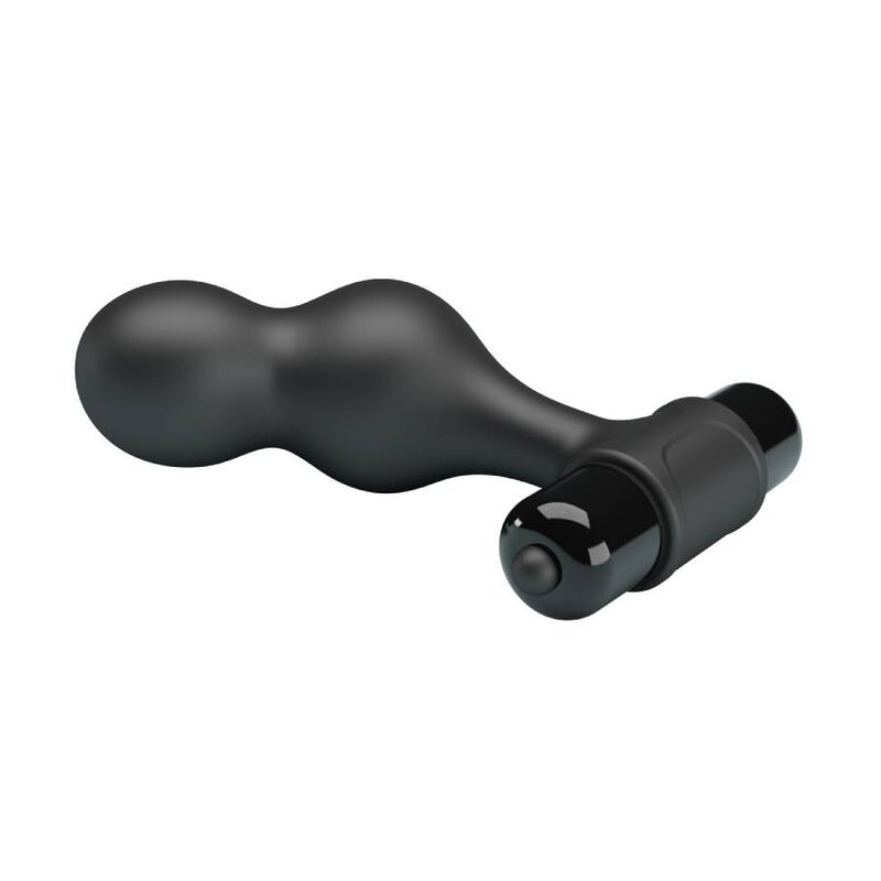 MR PLAY - VIBRATORE ANALE IN SILICONE NERO