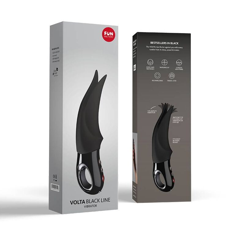 FUN FACTORY - VIBRATORE CLITORIDEO VOLTA BLACK LINE