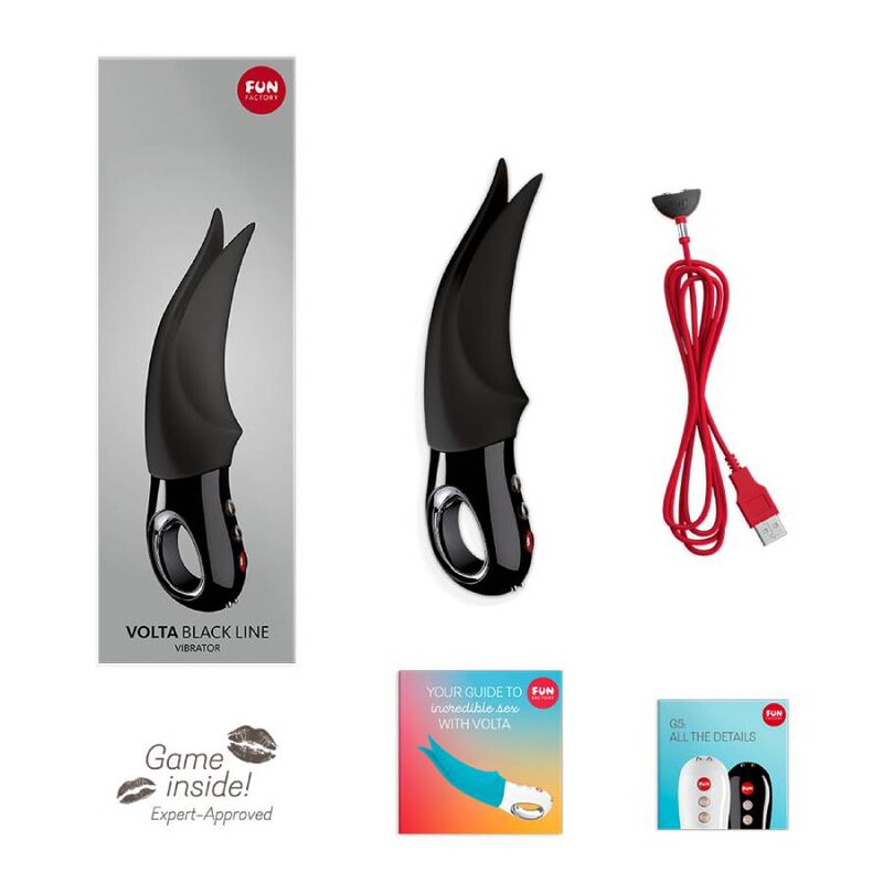 FUN FACTORY - VIBRATORE CLITORIDEO VOLTA BLACK LINE