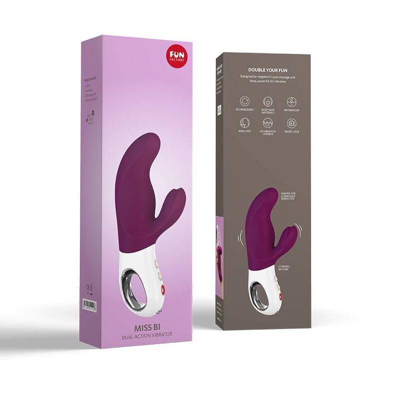 FUN FACTORY - MISS BI DUAL VIBRATORE UVA BIANCO