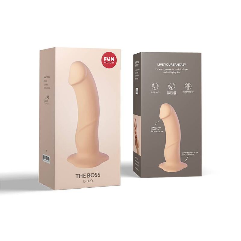 FUN FACTORY - IL BOSS STUB DILDO NUDO