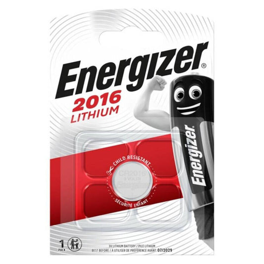 ENERGIZER - LITHIUM-KNOPFBATTERIE CR2016 3V 1 EINHEIT