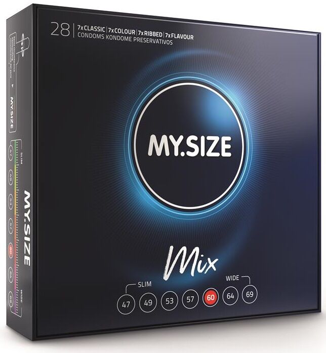 MY SIZE - PRESERVATIVI MIX 60 MM 28 UNITÀ