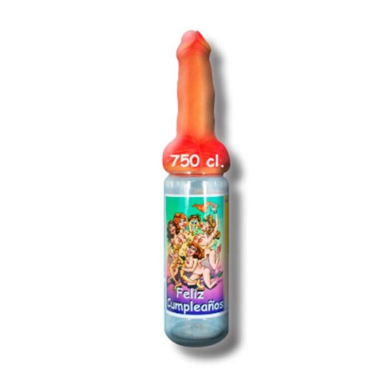 DIABLO PICANTE - PENIS-SAUGFLASCHE GEBURTSTAG FLEISCH 750 ML