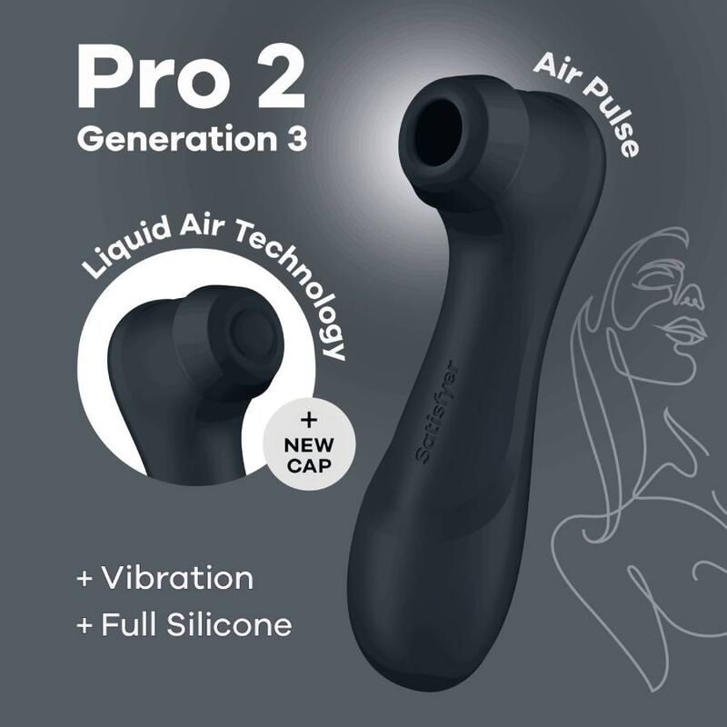 SATISFYER - PRO 2 GENERAZIONE 3 TECNOLOGIA LIQUID AIR ROSSO VINO