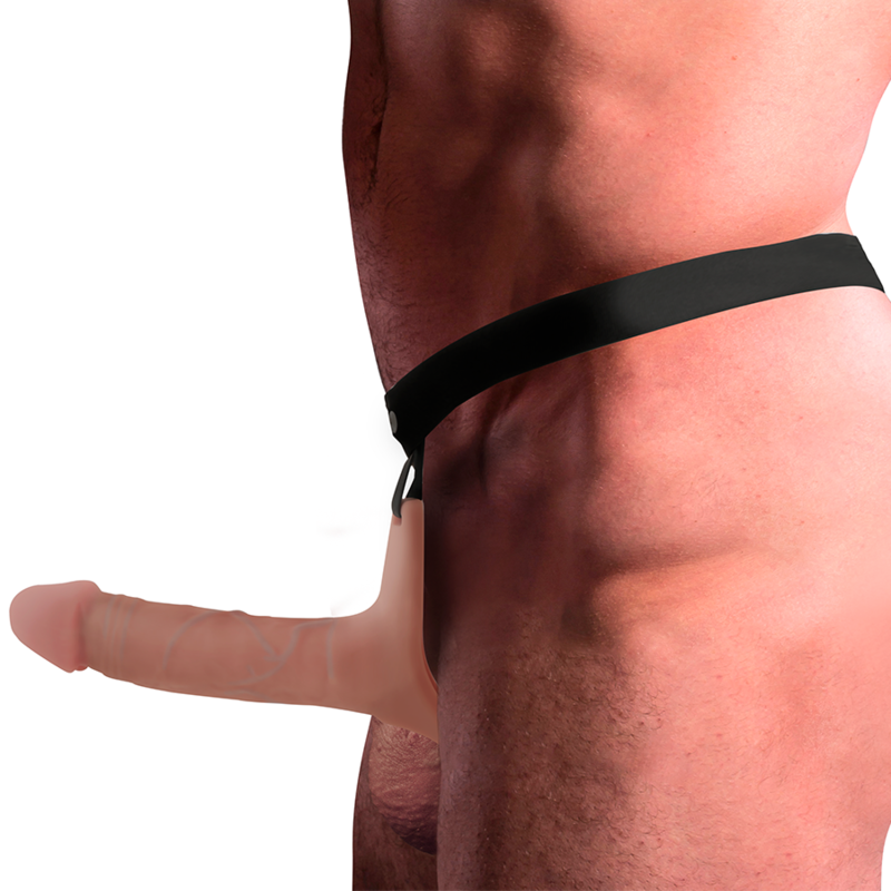 INTENSE - HOHLHARNESS MIT SILIKONDILDO 16 X 3,5 CM