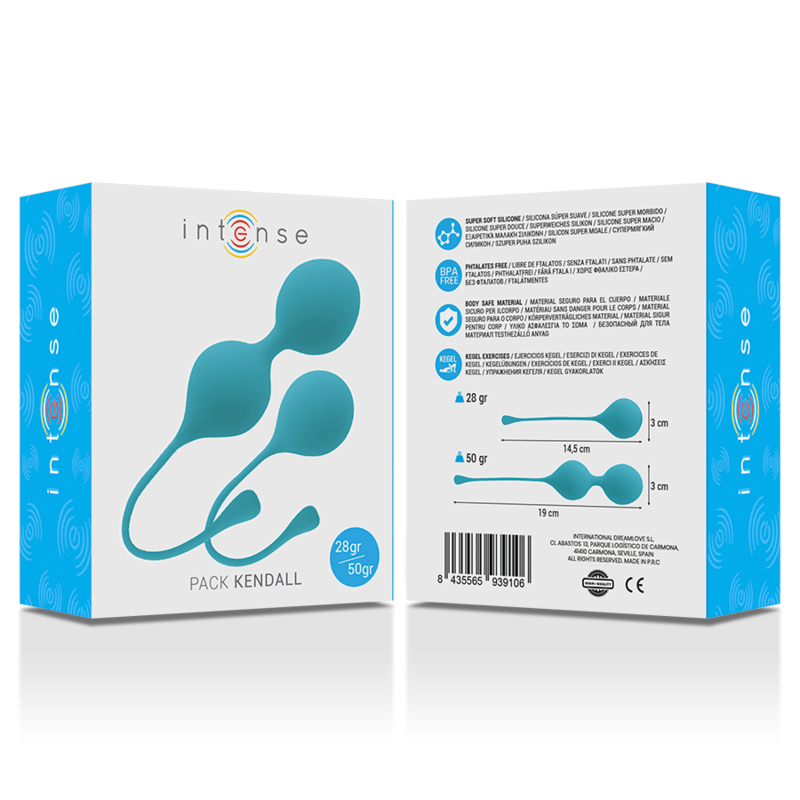 INTENSE - KEGEL-KUGEL-SET KENDALL BLUE