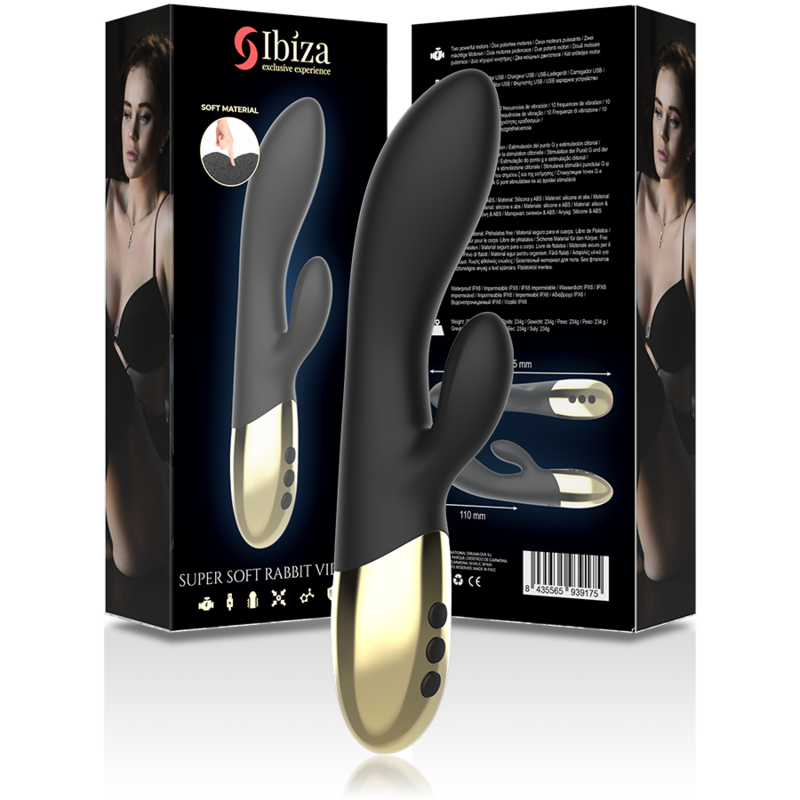 IBIZA - SUPER SOFT RABBIT VIBRATOR