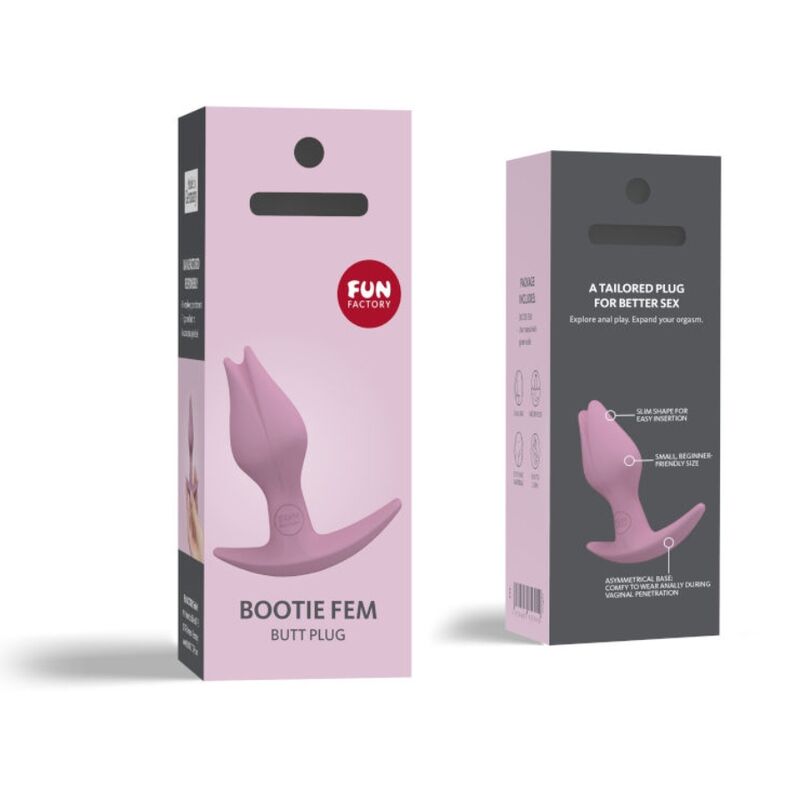 FUN FACTORY - BOOTIE FEM FEMMINA ANALE BUTT PLUG ROSA