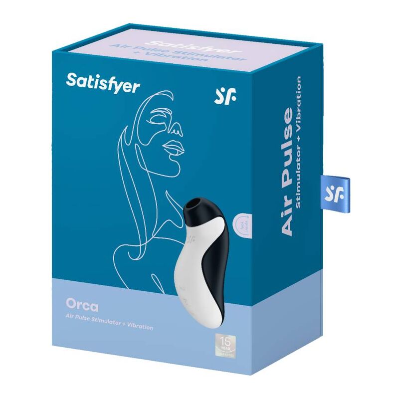 SATISFYER - STIMOLATORE A IMPULSI D'ARIA ORCA + VIBRAZIONE