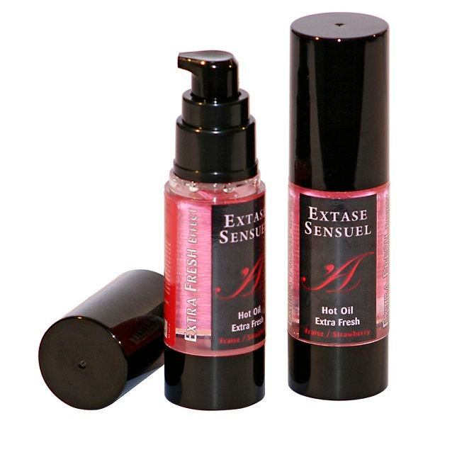 EXTASE SENSUAL - OLIO DA MASSAGGIO EFFETTO FRAGOLA EXTRA FRESCA 30 ML