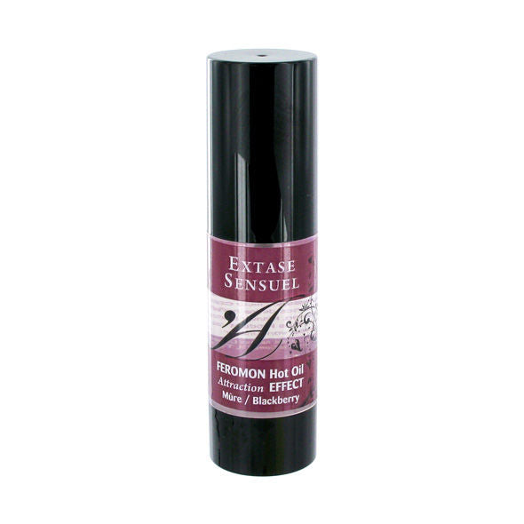 EXTASE SENSUAL - HEATING EFFECT MASSAGE OIL WITH BLACKBERRY PHEROMONES 30 ML