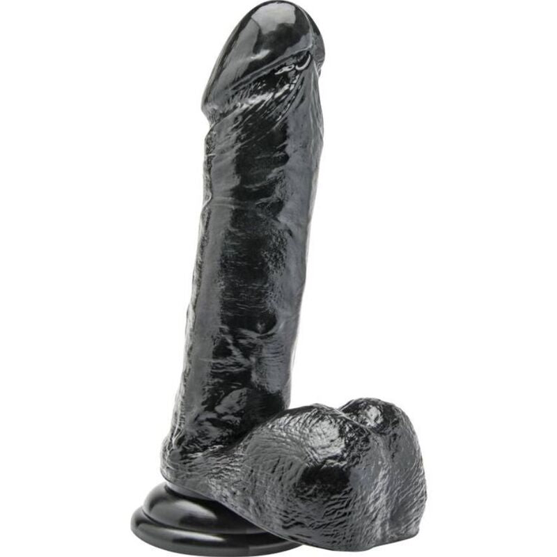 GET REAL - DILDO 18 CM CON PALLE NERO