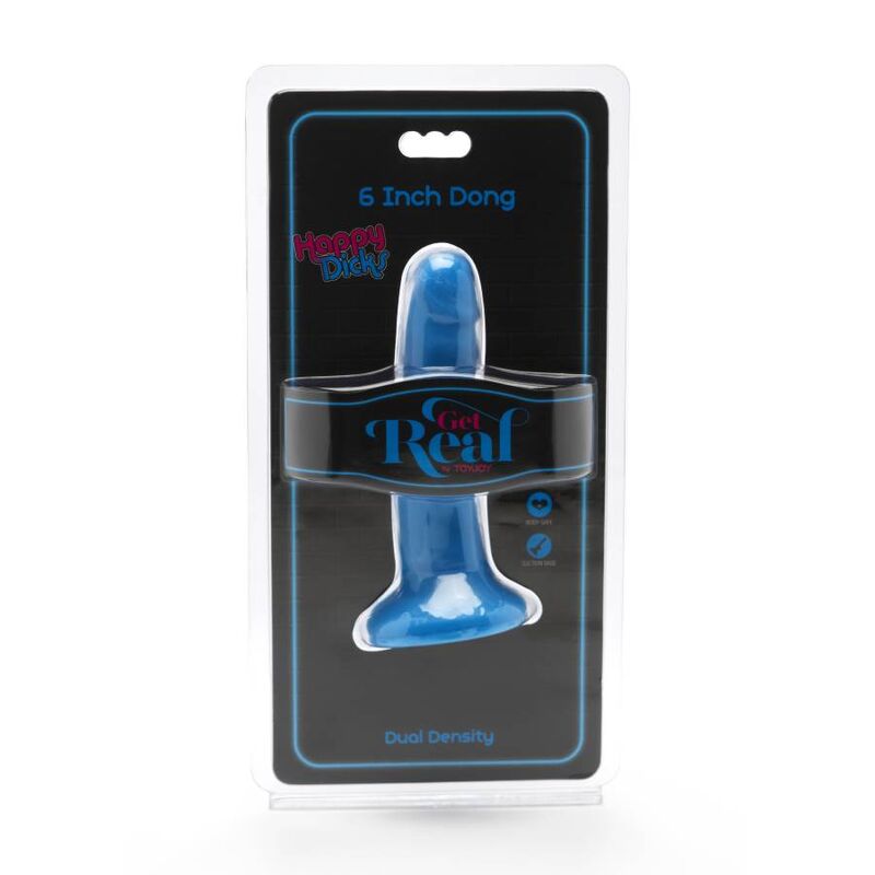 DIVENTA REALE - HAPPY DICKS DONG 12 CM BLU