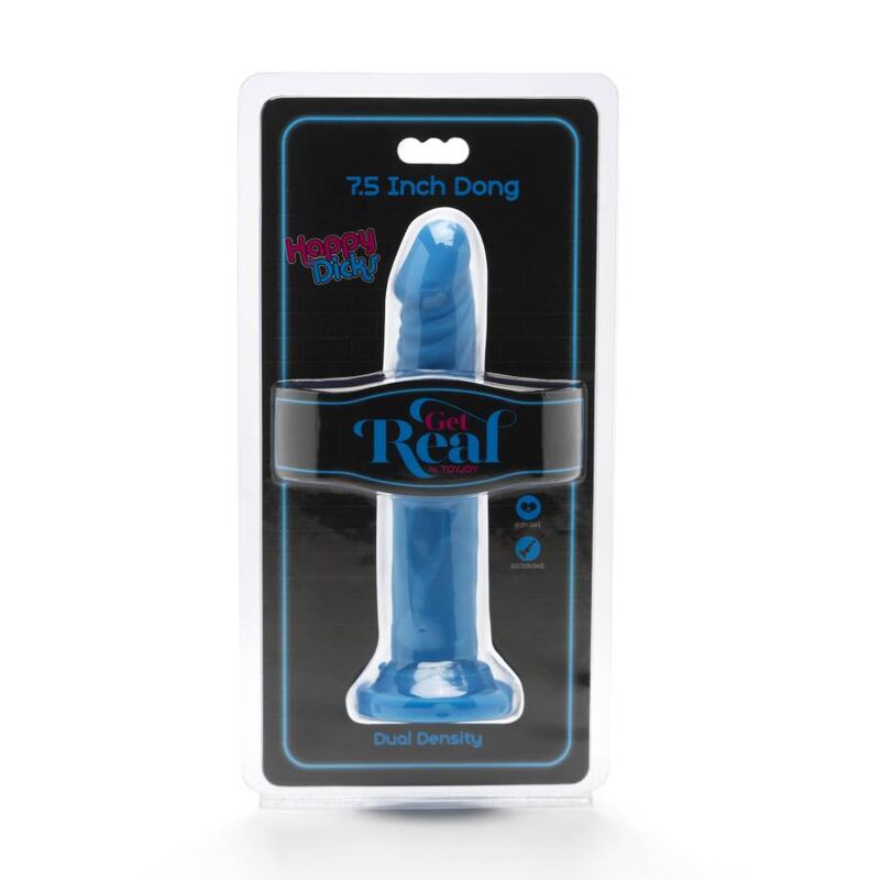 DIVENTA REALE - HAPPY DICKS DONG 19 CM BLU