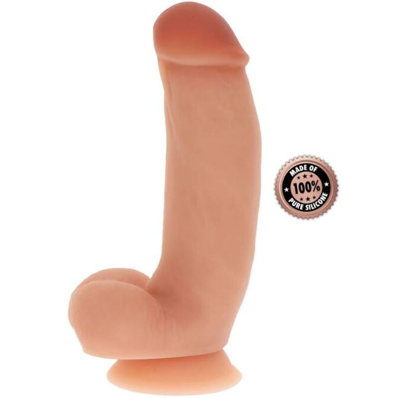 DIVENTA REALE - DILDO IN SILICONE 18 CM CON PALLE PELLE