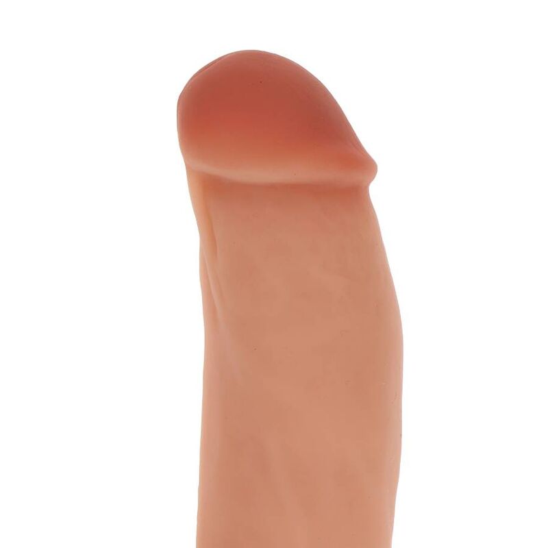 GET REAL - SILIKONDILDO 18 CM MIT HAUTHODEN