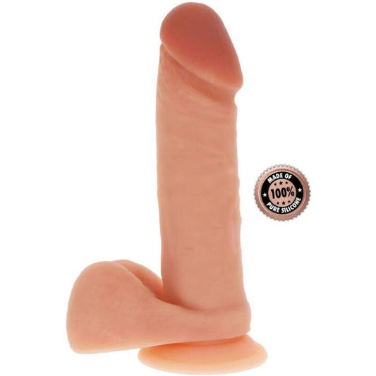 GET REAL - DILDO IN SILICONE 20,5 CM CON PALLE PELLE