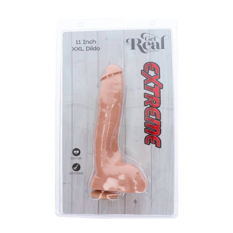 DIVENTA REALISTICO - DILDO ESTREMO XXL 28 CM PELLE