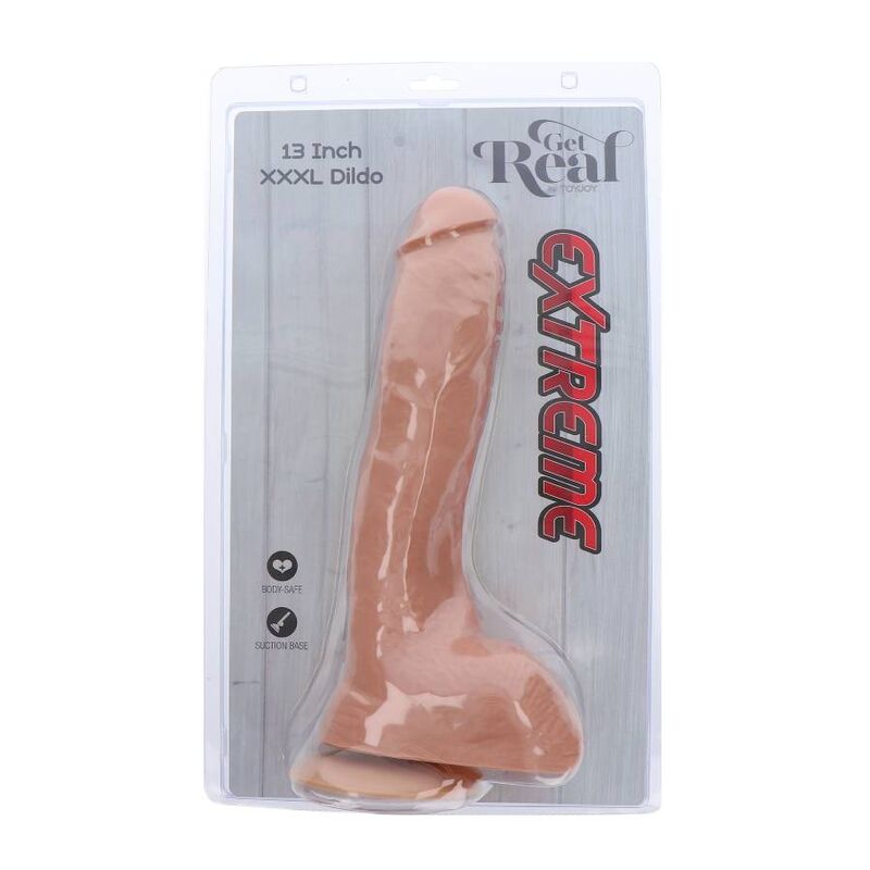 DIVENTA REALISTICO - DILDO ESTREMO XXXL 34 CM PELLE