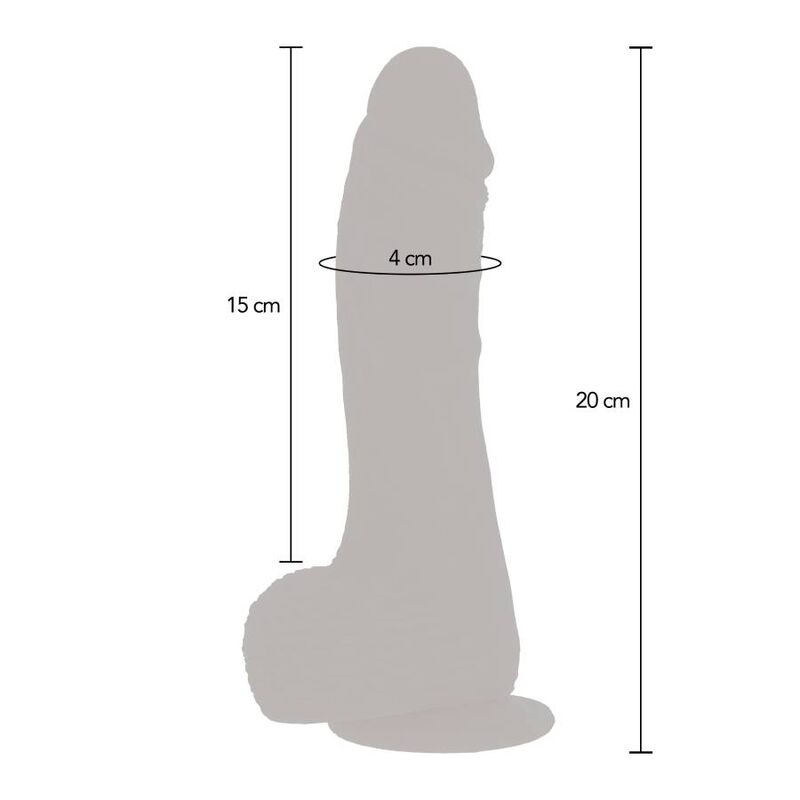 DIVENTA REALISTICO - DILDO VIBRANTE ROTANTE SU E GIÙ SKIN