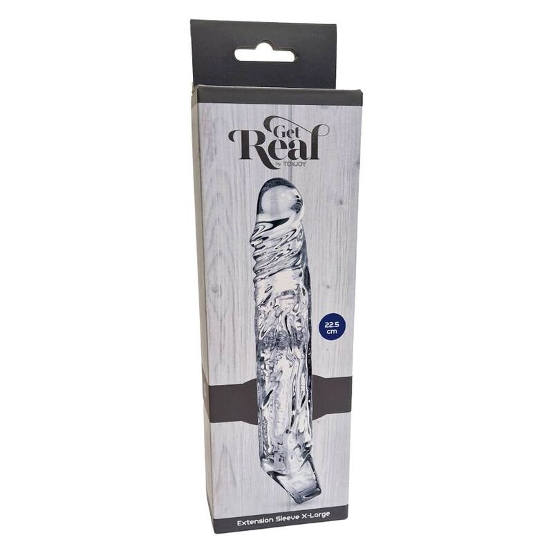 GET REAL - VERLÄNGERUNGSHÜLSE XLARGE TRANSPARENT