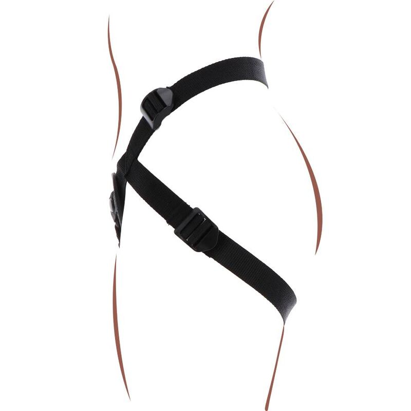 GET REAL - STRAP-ON-HARNESS SCHWARZ